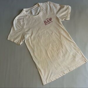 BELLA Canvas Csuf Bay Alpha Psi Short Sleeve Cream Tee Shirt S